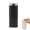 balck, variant on 500ml Empty Refillable Push Down Pump Dispenser Bottle for Hand Soap, Lotion, Makeup Remover, Toner - White & Black Hexagonal Design