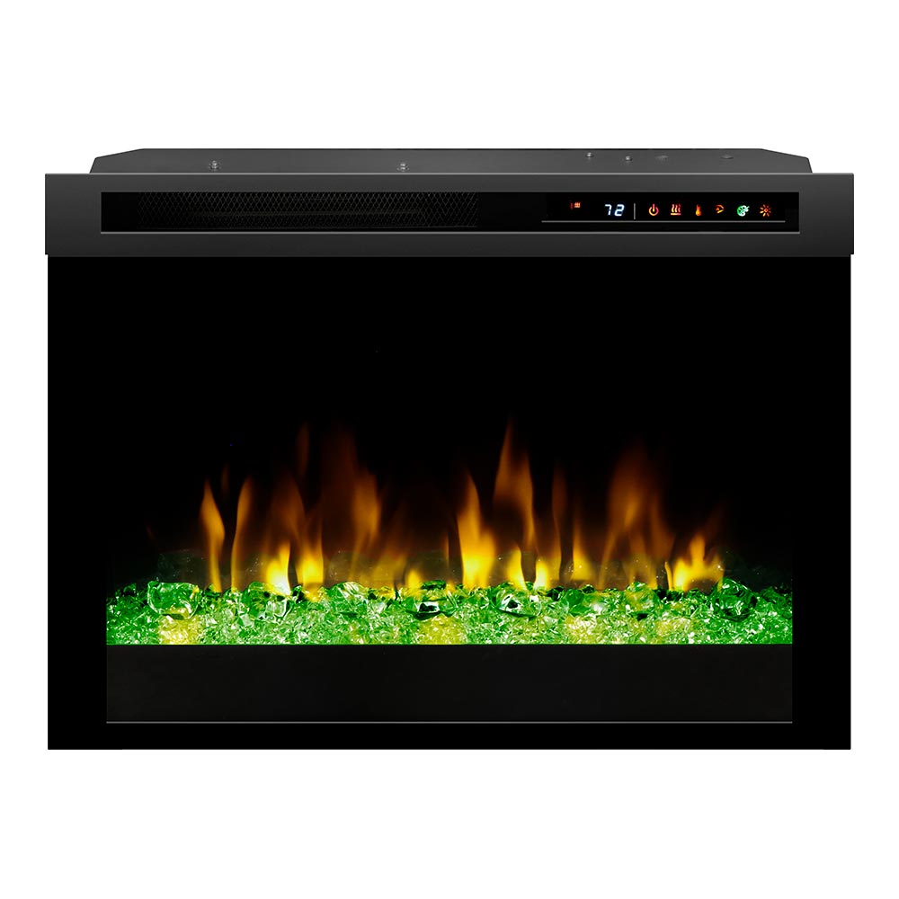 Dimplex Multi-Fire XHD 26 inch Plug-In Electric Insert with Glass - Black,  XHD26G - Walmart.com