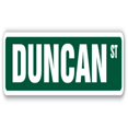 thumbnail image 1 of SignMission SS-DUNCAN Panneau de Chambre d'Enfant 18 Po. Rue Duncan, 1 of 1