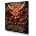 thumbnail image 2 of Designart "Fiery Flame Of Hindu Asura Demons II" Hinduism Canvas Wall Art, 2 of 7