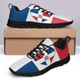 thumbnail image 4 of Dominican Republic Shoes for Men Women Running Sneakers Breathable Casual Sport Tennis Shoes Black Size 4.5, 4 of 5