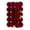 3cm-Wine, variant on 30 Pcs 3cm Flocked Christmas Ball Ornaments Mini Velvet Shatterproof Christmas Ornaments with Hanging Loop for Xmas Tree Holiday Party