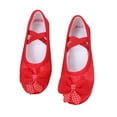 thumbnail image 6 of Nskgu Ballet Shoes for Girls Canvas Dance Practice Slippers No-Tie Sole Yoga Gymnastics Shoes for Kids, 6 of 6