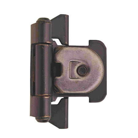 1 4 In 6 Mm Overlay Double Demountable Oil Rubbed Bronze Hinge
