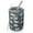DarkBlue Cartoon Dinosaurs-1, variant on 12oz Coffee Tumblers Green Alligators Icons Pattern Stainless Steel Vacuum Insulated Travel Tumbler Coffee Cups Mug with Lid and Straw with Cleaning Brush for Cold & Hot Drinks