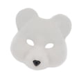 thumbnail image 4 of Máscara de Halloween de animales, accesorio de disfraz para cosplay, máscara de Halloween para graduación blanco, 4 of 9