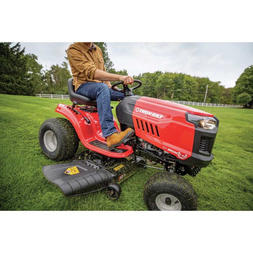 Troy-Bilt 547cc Bronco 42" Riding Gas Lawn Mower, 13A878BSA23