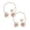 White*2, variant on 1 Pcs Curtain Decorative Tieback, Flower Curtain Holder No-Punch Flexible Curtains Holdbacks for Bedroom Home Office Decor