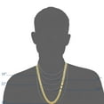 thumbnail image 3 of 14k Yellow Gold Miami Cuban Link Chain Necklace, Width 5.8mm, 30", 3 of 5