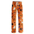 thumbnail image 5 of Orange Wide Leg Homewear Halloween Lounge Pants Womens Halloween Pajamas Pants Cute Magical Pajama Soft Long Bottoms Women Fall Pjs L, 5 of 6
