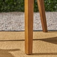 thumbnail image 6 of Christopher Knight Home 7-Piece Outdoor Acacia Wood Dining Set with Cushions for Garden, Teak+Blue, 6 of 16