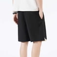 thumbnail image 6 of BXJX Boys Athletic Shorts, Casual Elastic Waist Quick-dry Multi-pocket Kids Shorts with Drawstring Black Size 16-17 T, 6 of 9