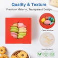 thumbnail image 4 of Bakery Treat Boxes Shallive, galletas pequeñas de 4 pulgadas, 50 unidades, rojas, 4 of 6