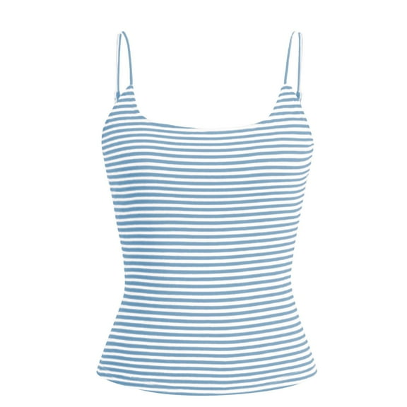 Endives Women's Tank Tops Summer 2025 Outerwear Striped Color Block Tanks Camisole Tops