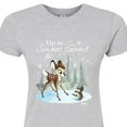 thumbnail image 3 of Disney Bambi - Christmas - Up To Snow Good - Juniors Fitted Graphic T-Shirt, 3 of 5