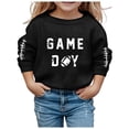 thumbnail image 1 of GDREDA Chandail à Manches Longues Doux pour Filles, Graphique, Mignon, Col Rond, Gris, 3-4 Ans, 1 of 4