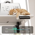 thumbnail image 3 of Gylador Electric Standing Desk, 48''x24'' Height Adjustable Desk with Memory Preset, Stand up Desk with Electric Lift, Electric Desk for Home, Computer Desk, Office Desk, 2 Boards, White, 3 of 8