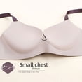 thumbnail image 3 of Sujetador push-up de una pieza con letras de estilo británico, transpirable, sin costuras, inalámbrico, ajustable, para mujer, 3 of 5
