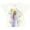 thumbnail image 2 of Disney Asha Star Toddler Girls T-Shirt and Leggings Outfit Set White / Purple 4T, 2 of 5