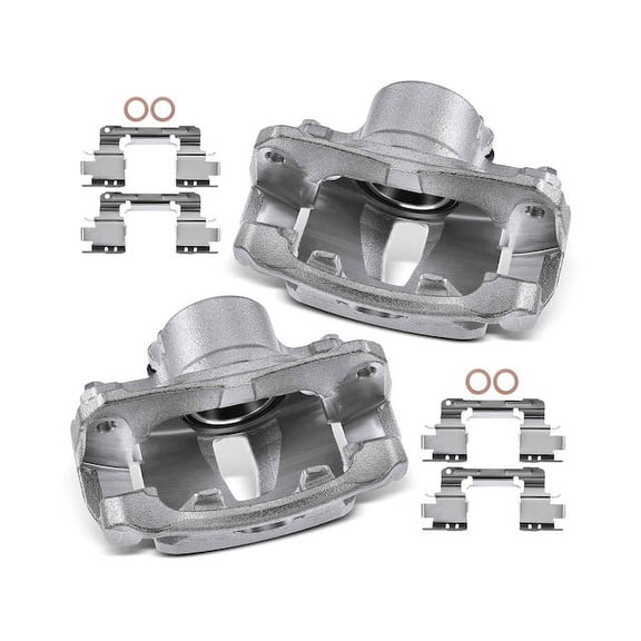 Front Brake Caliper Set 2 - Compatible with 2002 - 2006 Toyota Camry 2003 2004 2005