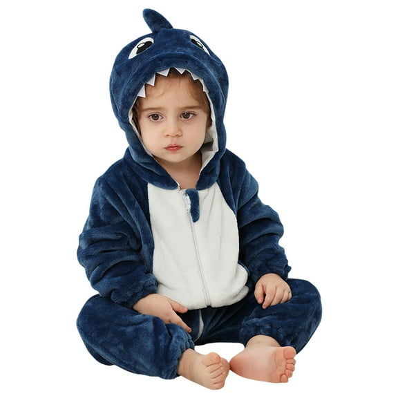 XXWXYD Baby Boy Girl Plush Hooded Jumpsuit Long Sleeve Snowsuit Romper Footies, Warm Winter Fall Clothes, Cozy Thermal Outfit with Hood