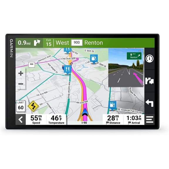 Garmin DriveSmart 86 Navegador GPS para coche con pantalla de cristal brillante de 8 pulgadas (010-02471-00) (renovado)