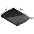 thumbnail image 3 of Chefman Electric Warming Tray w/ Adjustable Temperature Control, 21” x 16” Glass-Top Surface – Black, 3 of 7