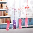 thumbnail image 3 of Campanas de viento de flor de cerezo, regalo de cumpleaños, vidrio de estilo japonés, pequeños adornos de productos básicos, decoraciones creativas para el hogar, atracciones del mercado nocturno, 3 of 6