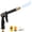 H2 Long Spray Gun + 3 Connectors, variant on CCCHCY Multifunctional Car Wash Tool, 360° Adjustable Nozzle, High Pressure Water Hose Nozzle withTrigger Lock for Car Washing Patio Irrigation