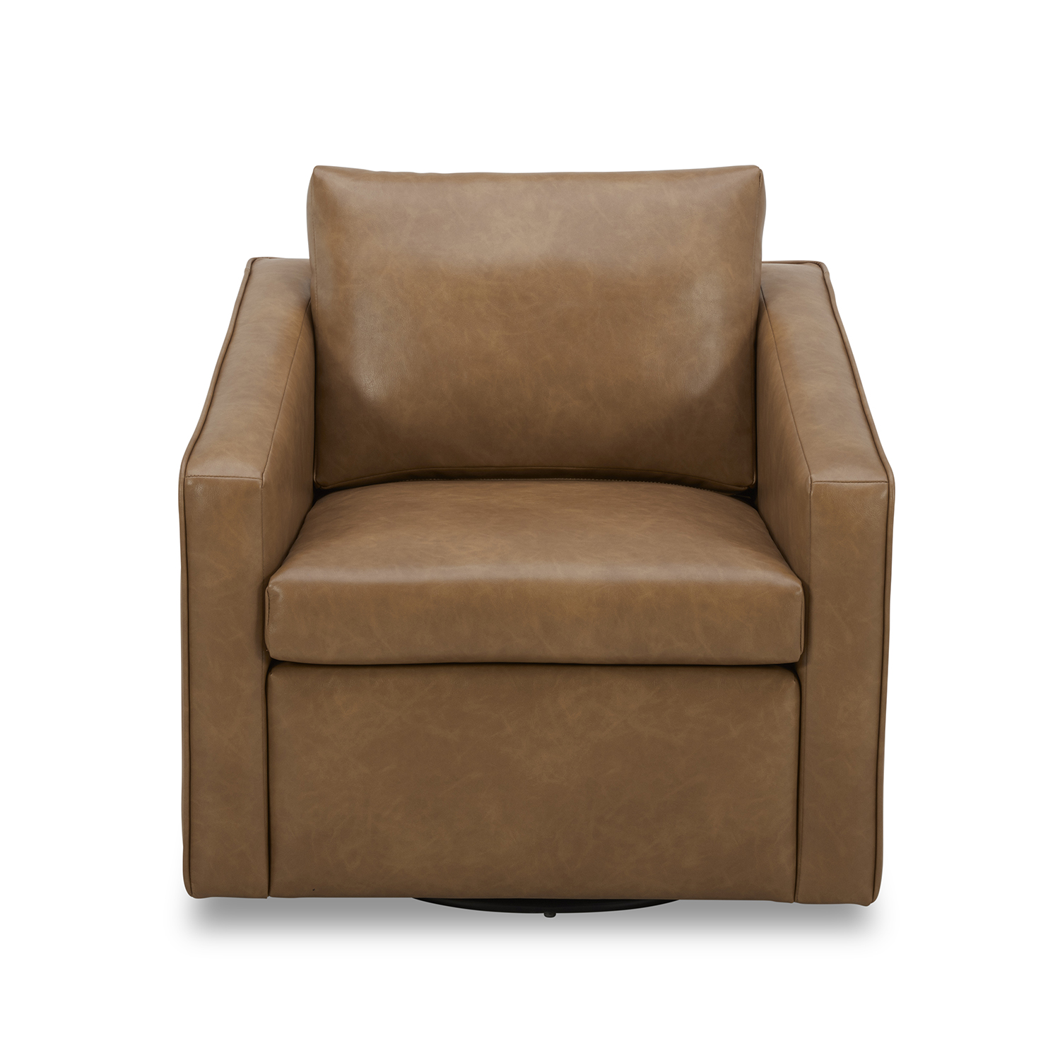 Better Homes & Gardens Steele Swivel Accent Chair, Camel photo 7
