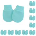 thumbnail image 1 of sweethay Manoplas para bebés Guantes para recién nacidos Diseño considerado Trajes para bebés Regalos de cumpleaños Decoración de ropa azul claro Type1 NO1 sweethay CBP223495, 1 of 4