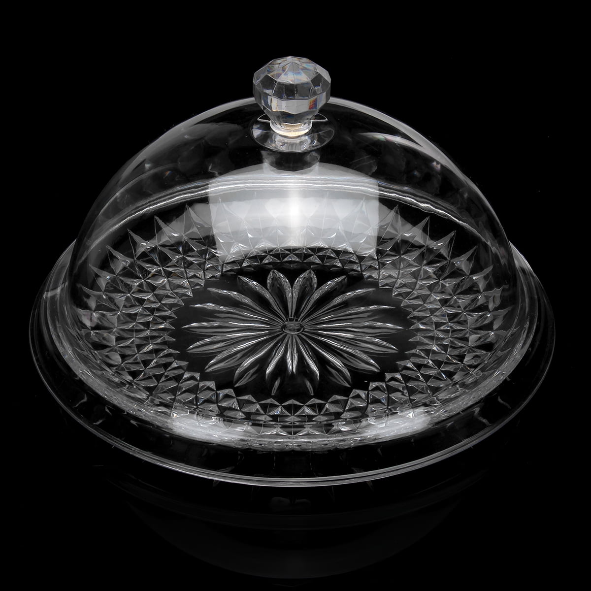 Asewan Acrylic Birthday Cake Cupcake Plate Stand Dessert Bread Fruit