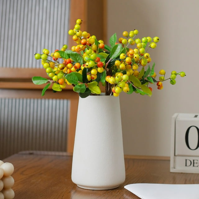 Cameland Simulation Berry Branches Foam Fruit Beans Blueberry Fruit Christmas Fruit Fake Flowers Photography Props Simulation Greeneries