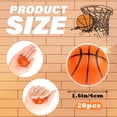 thumbnail image 2 of Juego de 20 Pelotas Antiestrés Mini Baloncesto Squeeze Waenerec de 4 cm, 2 of 8