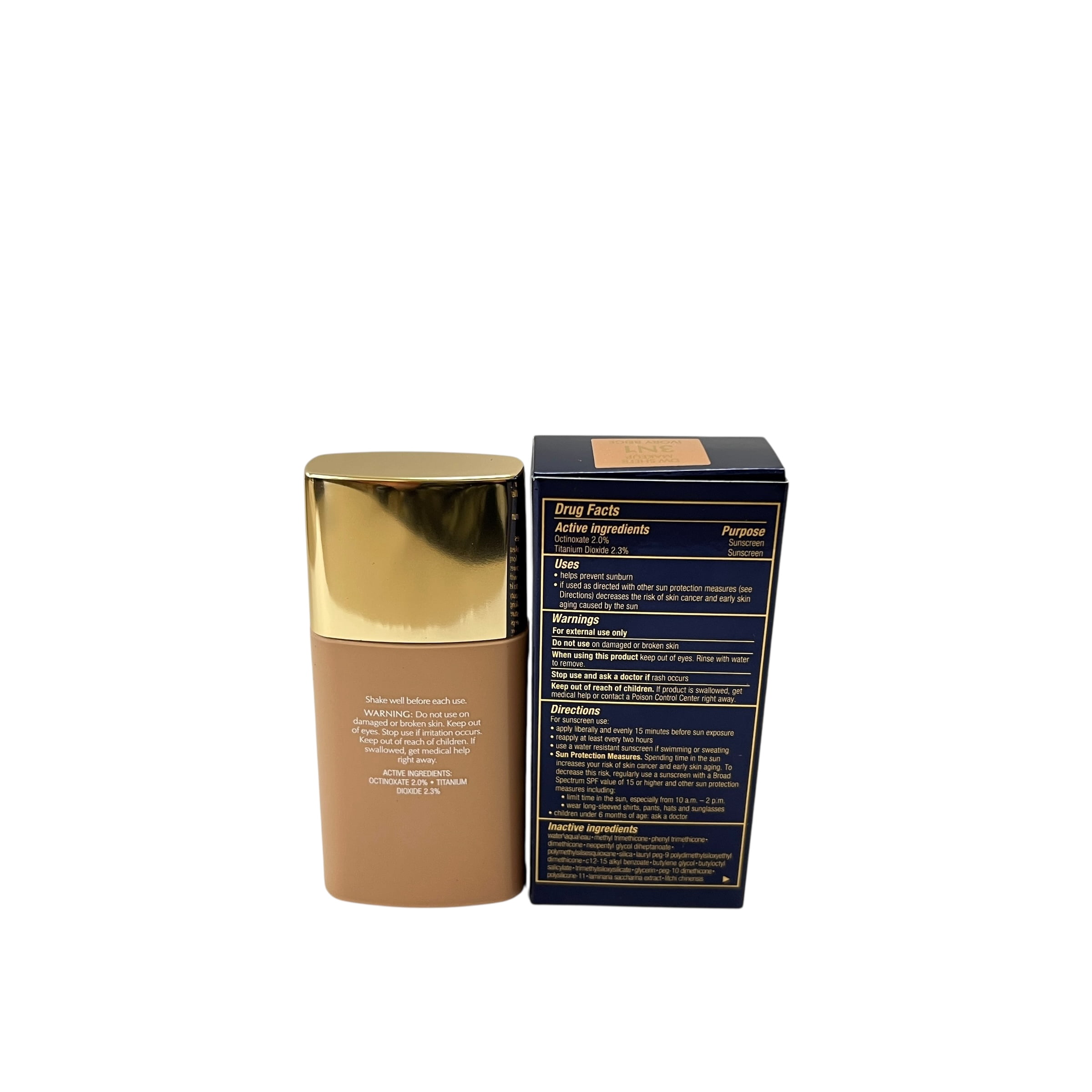 Estee Lauder Double Wear Sheer Long-Wear Makeup 1 fl oz 3N1 Ivory Beige