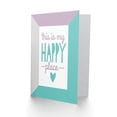 thumbnail image 2 of This Is My Happy Place Quote Greetings Card Plus Envelope Blank inside, 2 of 3