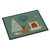 Carolines Treasures CK7674MAT 18 x 27 in. Chinese Chongqing Dog Christmas Everyone Indoor or Outdoor Mat
