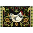thumbnail image 1 of White Leghorn Rug, 1 of 1