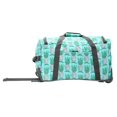 thumbnail image 3 of 26" MULTI-POCKETS ROLLING DUFFEL BAG-PINEAPPLE, 3 of 4