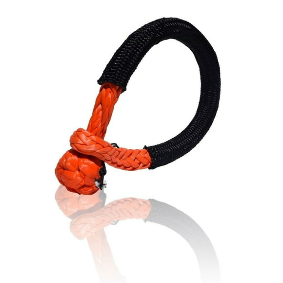 Orange 5/16"*4.3inch Soft Shackle Knot,8mm*110mm SK-75 Rope Shackle for Sailboats,ATV Winch Shackle ,Easy to Use