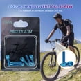thumbnail image 3 of Accesorios para bicicletas 6 tornillos para vástago de bicicleta M5 x 18 mm cabeza Allen tornillos para vástago MTB con arandela (azul) Hugtrwg Para estrenar, 3 of 6