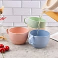 thumbnail image 5 of 5Pcs Camping Cups Plastic Set with Handle Lightweight Breakfast Cups Reusable Mug, 5 of 5