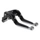 thumbnail image 1 of Palancas de freno y embrague cortas y largas para Kawasaki Z1000SX 2017-2020, palanca de manillar de motocicleta ajustable, aleación de aluminio, mango negro con extremo de titanio, 1 of 6