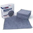 thumbnail image 2 of USANOOKS Microfiber Cleaning Cloth Grey - 12 Pcs (12.5"x12.5") - High Performance - 1200 Washes, Ultra Absorbent Microfiber Towel Weave Grime & Liquid for Streak-Free Mirror Shine - Car Washing Cloth, 2 of 7