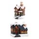 thumbnail image 1 of 2s resina navideña nieve LED pueblo conjunto decoración de escritorio Colco Casa de miniaturas de resina, 1 of 8