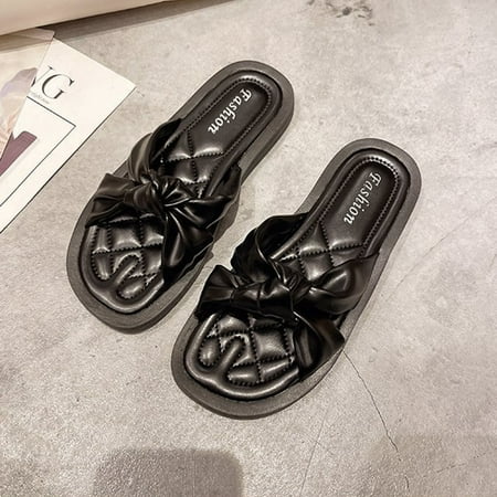 

Women s Wide Width Flat Bow Beach Travel Sandals
