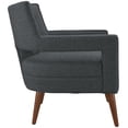 thumbnail image 2 of Hawthorne Collections Chaise d'Appoint en Tissu en Gris, 2 of 4