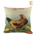 thumbnail image 2 of Moocorvic Easter Pillow Easter Decor Easter Pillow Covers Rabbit,Easter Bunny Egg Decorative Throw Pillow Sofa Cushion Cover Home Decor Pillow for Outdoor,Easter Gifts Easter Toys,, 2 of 2