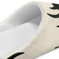 thumbnail image 5 of Uourmeti Art Spider Gifts Slippers Cute Trendy Retro Cozy Comfy Plush Fuzzy Warm Keep Warm Women Ladies Girls Slippers, 5 of 7