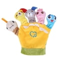 thumbnail image 2 of Guante de marionetas BuyWeekMX juguete educativo de mano de animal de dibujos animados, 2 of 9
